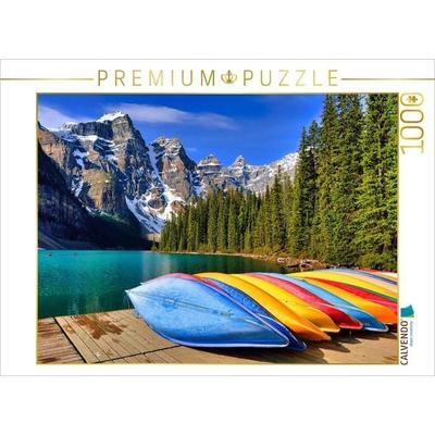 CALVENDO Puzzle Seine milchige, smaragdgrüne Färbung hat ihre Ursache in feinen Gesteinspartikeln. | 1000 Teile Lege-Größe 64x48cm Foto-Puzzle für