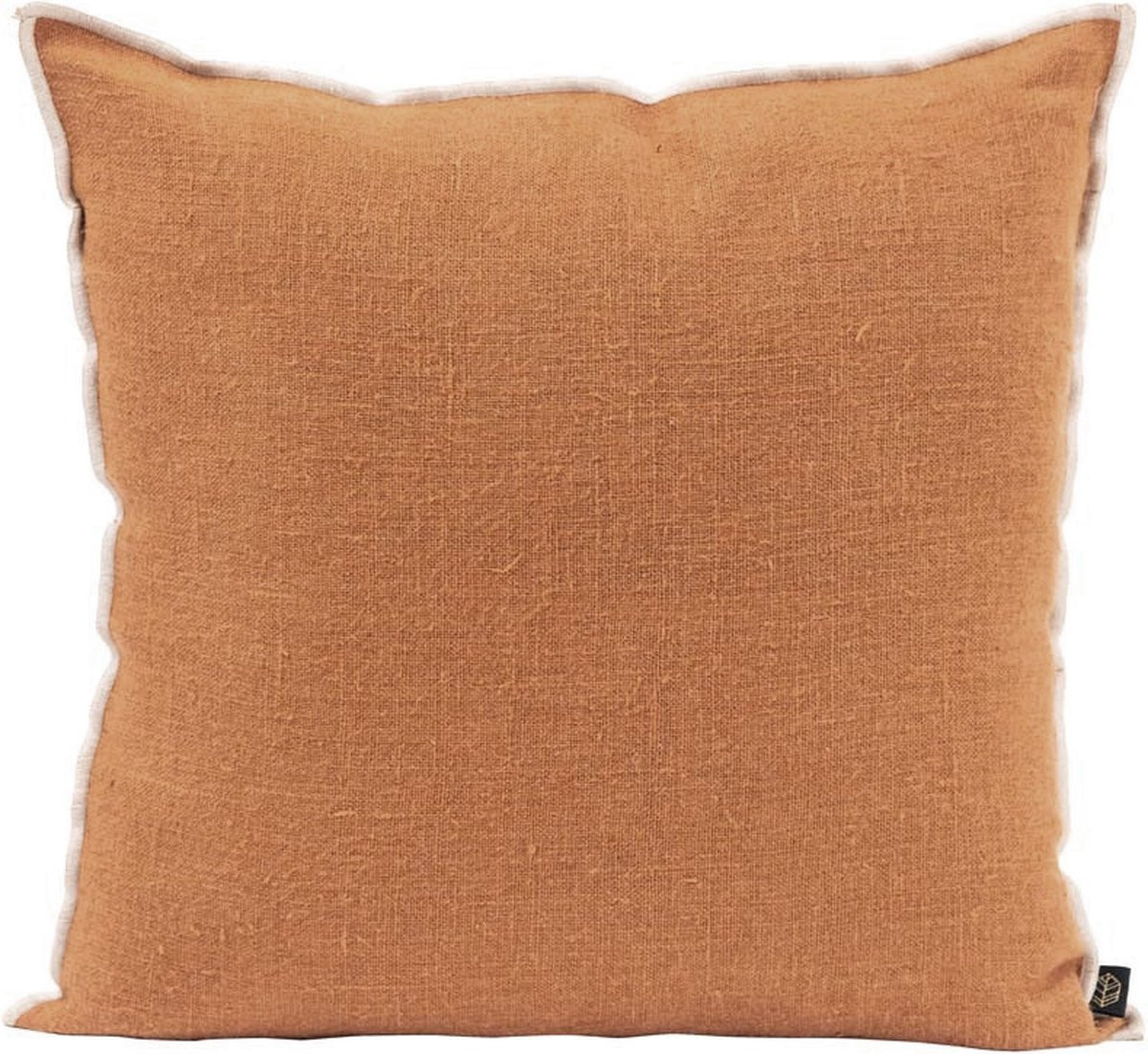 Haomy Chennai linnen kussen tabac 45x45 cm