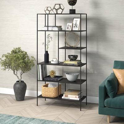 Heath & Cliff "Winthrop 72'' Tall Rectangular Bookcase - 36"" Wide"