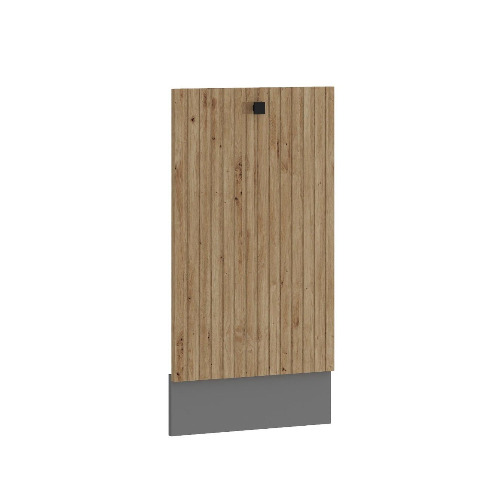 Frontblende vollintegrierten Geschirrspüler 45cm Küche AVA Artisan Lamellenoptik
