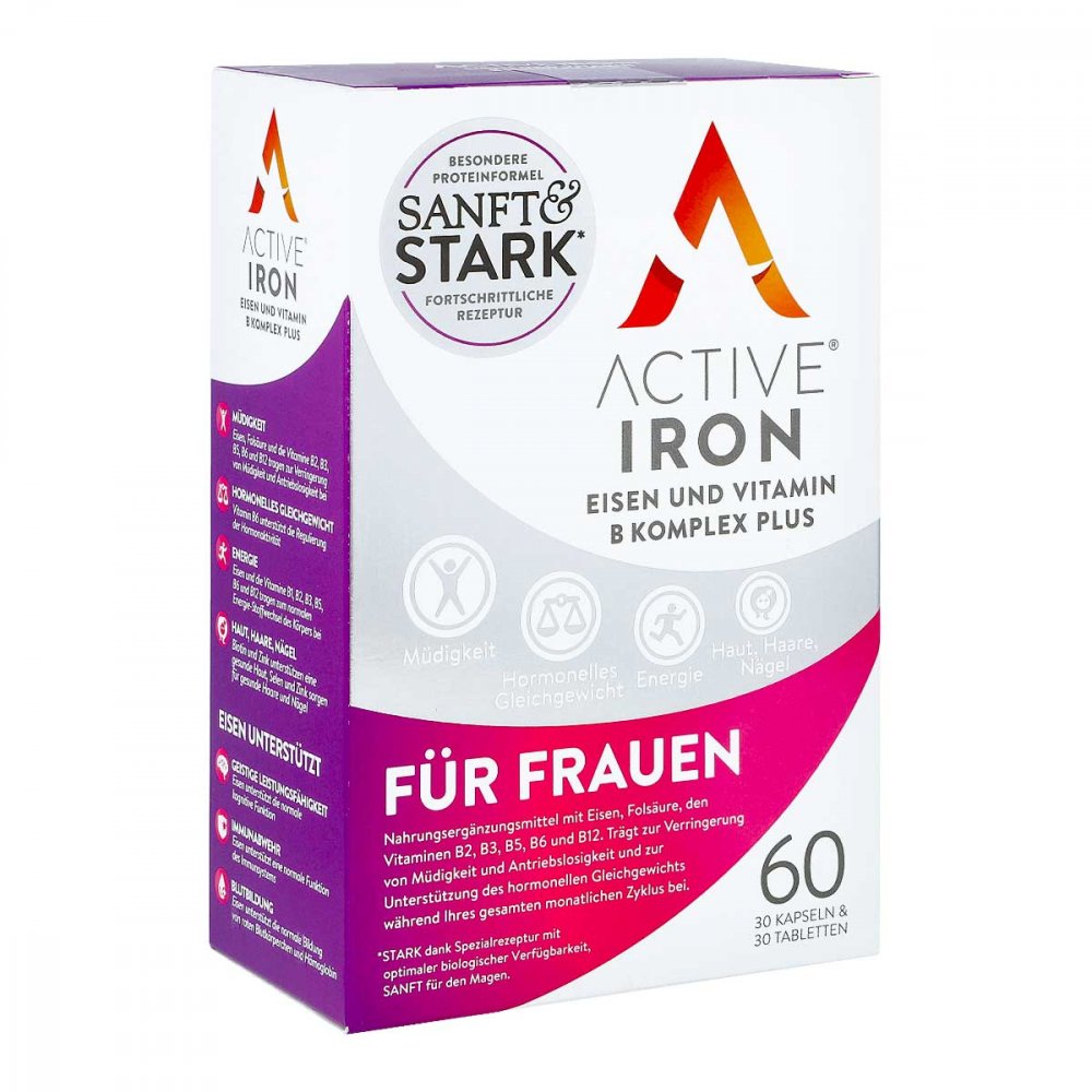 EB Vertriebs GmbH Active Iron Eisen und Vitamin B Komplex plus 15560590