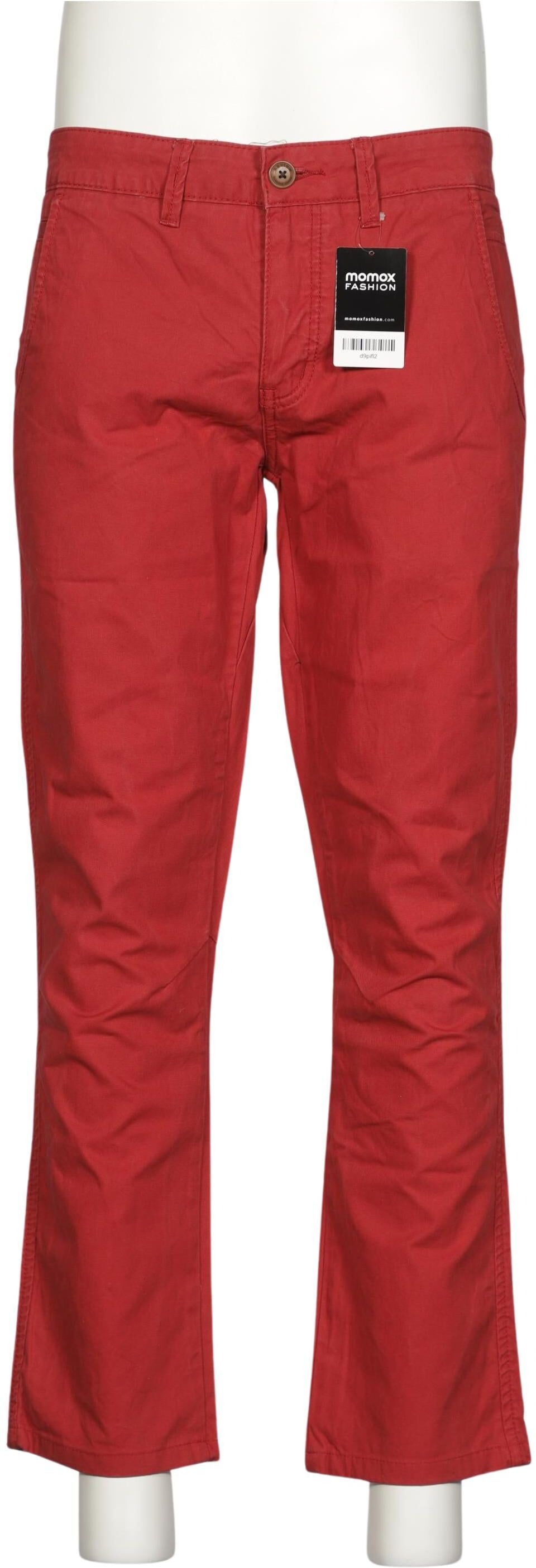 Review Herren Stoffhose, Rot, Gr. L, Baumwolle - Second Hand