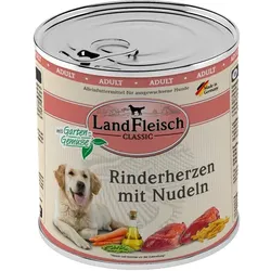 Landfleisch Rinderherzen mit Nudeln & Gartengemüse | 6x 800g