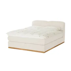 Boxspringbett   ¦ creme ¦ Maße (cm): B: 160 H: 111