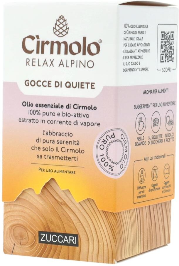 ZUCCARI Srl Cirmolo Gocce di Quiete Olio Essenziale di Cirmolo, 10 ml