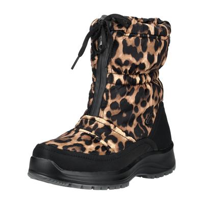 Snowboots JOSEF SEIBEL "Josef Seibel Stiefel Lederimitat/Textil", Damen, Gr. 40, Textil, braun (leopard), Lederimitat, Textil, Schuhe Snowboots