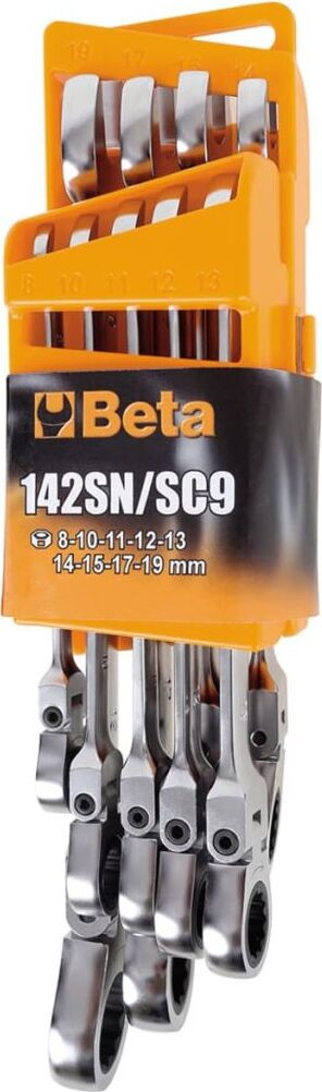 Beta Tools 9-delige ringsleutels set model 142SN/SC9 van staal
