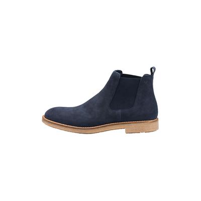Chelseaboots LLOYD "ORIGIN 315", Herren, Gr. 8, blau (braun), Leder, unifarben, Basic, Schuhe Chelseaboots, mit klassischem Design