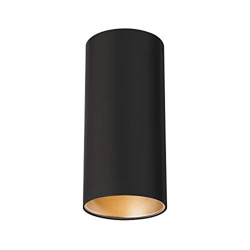SLV ANELA LED plafondopbouwarmatuur, zwart, 11W, 3000K, dimbaar