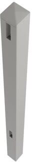 ALEKO Vinyl Fence Post with Matching Post Cap for Fencing