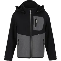 ZigZag Tarzan Softshelljacke Kinder 1001 - black 5 (110/116)