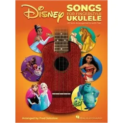 Disney Songs for Fingerstyle Ukulele: 20 Solo Arrangements with Tab: 20 Solo Arrangements with Tab, Fachbücher