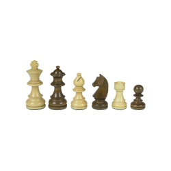 Weible Schachfiguren - Staunton - braun - Königshöhe 76 mm 245519