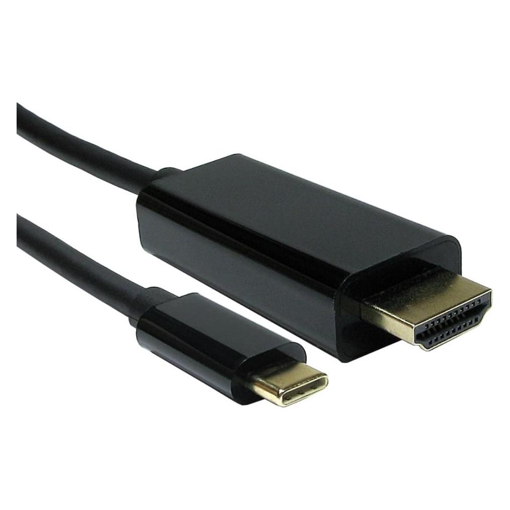 Cables Direct 2M USB TYPEC M HDMI M BLK 4K 60HZ (2 m) (USB3C-HDMI-2M)