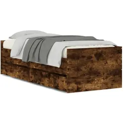 vidaXL, Bett, Mehlenried (100 x 200 cm)