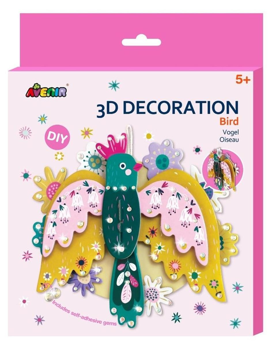 Avenir Decoratie 3D-vogels om zelf in elkaar te zetten