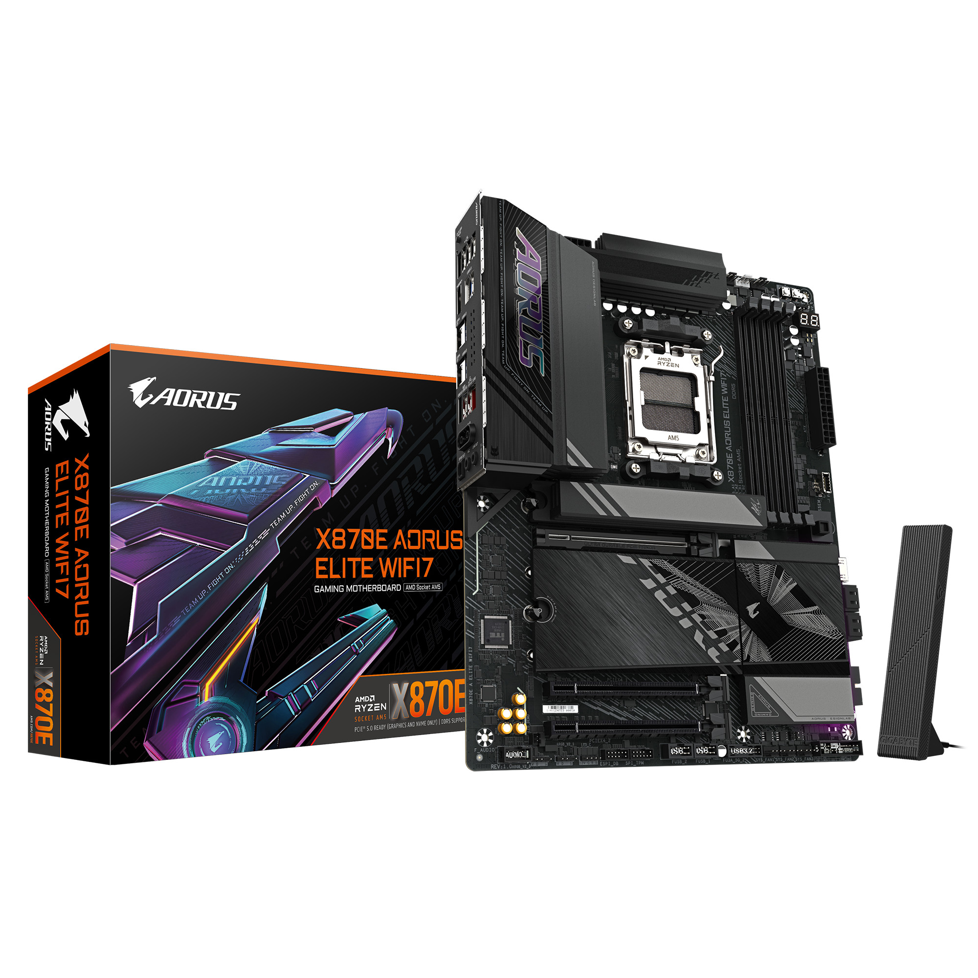 GIGABYTE X870E AORUS ELITE WIFI7 ATX Mainboard Sockel AM5 HDMI X870E A ELITE WIFI7