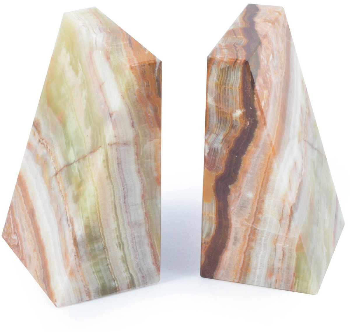 Omgoods Onyx Marmeren Wedge Boekensteunen