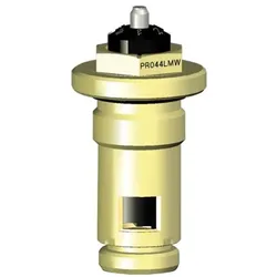 Purmo Ventileinsatz AZ02VEOV027BLA0 1/2", Einstellwert 3, Markierung schwarz, mit Kv-Einstellung, Lochtrommel