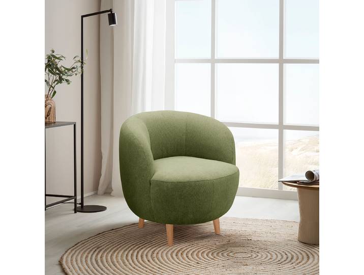Fauteuil GILJA Vert Tissu Aranja 72 x 72 x 76cm