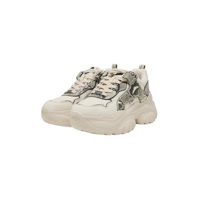 Sneaker BUFFALO "Buffalo BLISS", Damen, Gr. 40, cream, snake, Polyurethan, Schuhe Sneaker