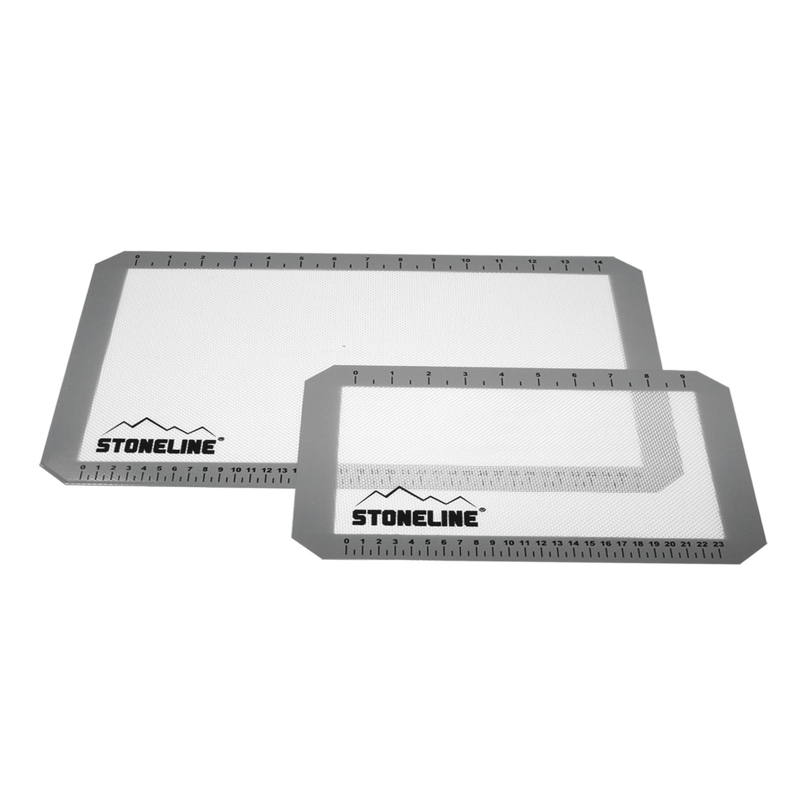 STONELINE® Backmatten-Set, 2-teilig, aus Silikon, mit Hilfslinien und Umrechnungstabellen internationaler Maßangaben