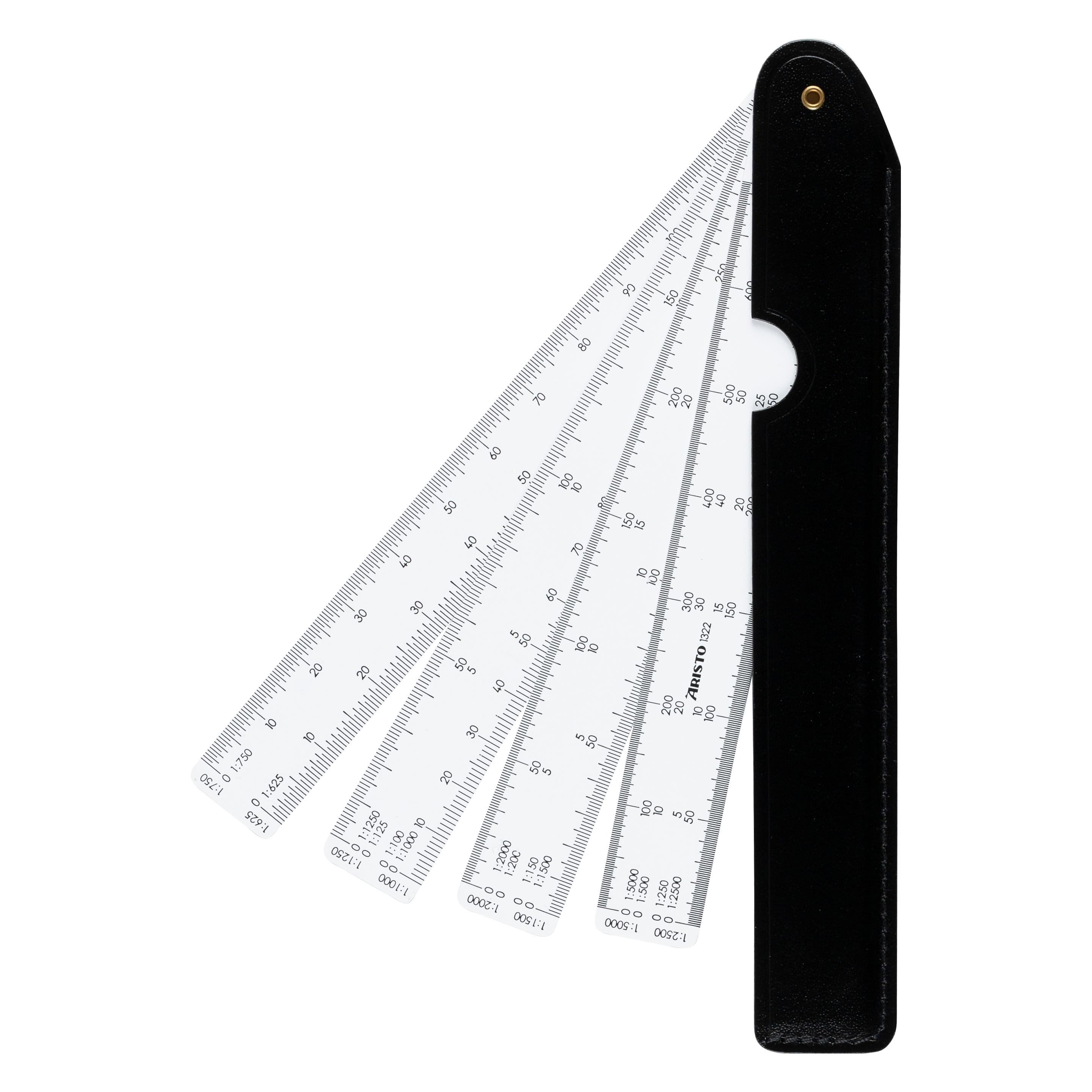 Aristo Fächermassstab (15 cm, Kunststoff) (AR1322)