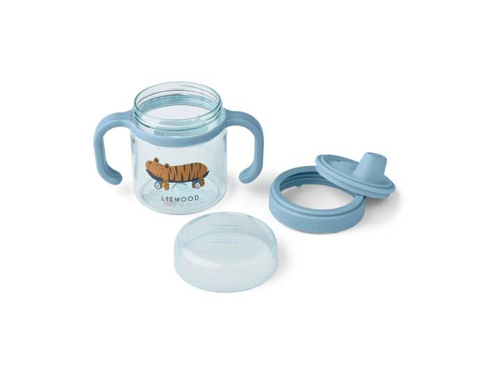 Liewood Tasse à bec Kylo 28 cl Fun-beach blue