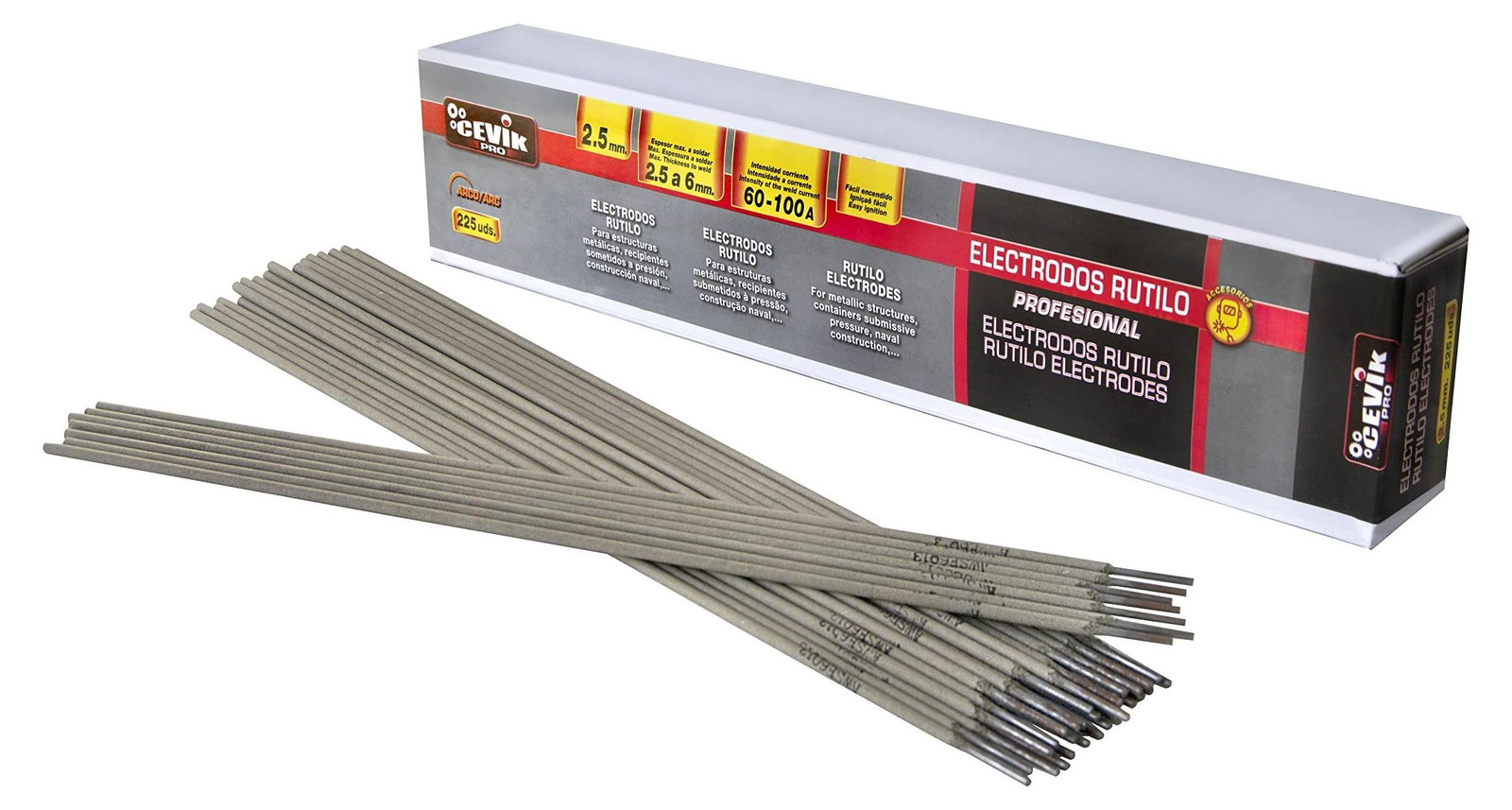 Selius Laselektroden 2,5 mm - Verpakking van 225 stuks