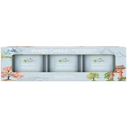 Majestic Mount Fuji 37g Glasvotivkerze 3er Pack