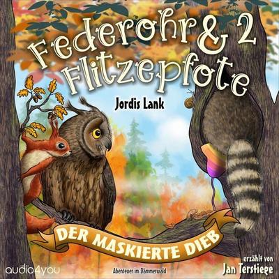 Federohr und Flitzepfote 2 - Der maskierte Dieb - Jordis Lank, Audio, 9783988186645