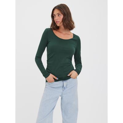 Vero Moda "VMMAXI MY LS SOFT LONG U-NECK NOOS" Baumwollmischung, regular fit
