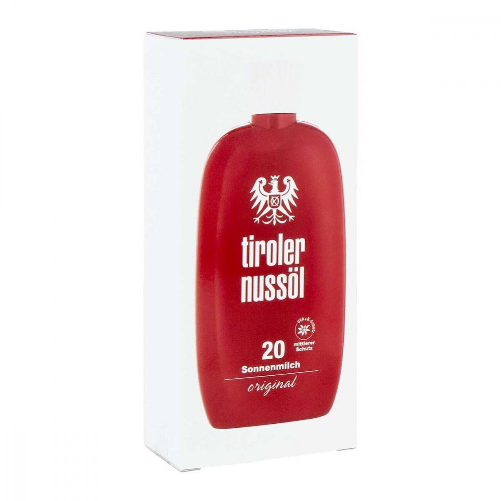 DERMAPHARM AG Tiroler Nussöl orig.Sonnenmilch wasserf.LSF 20 06347495