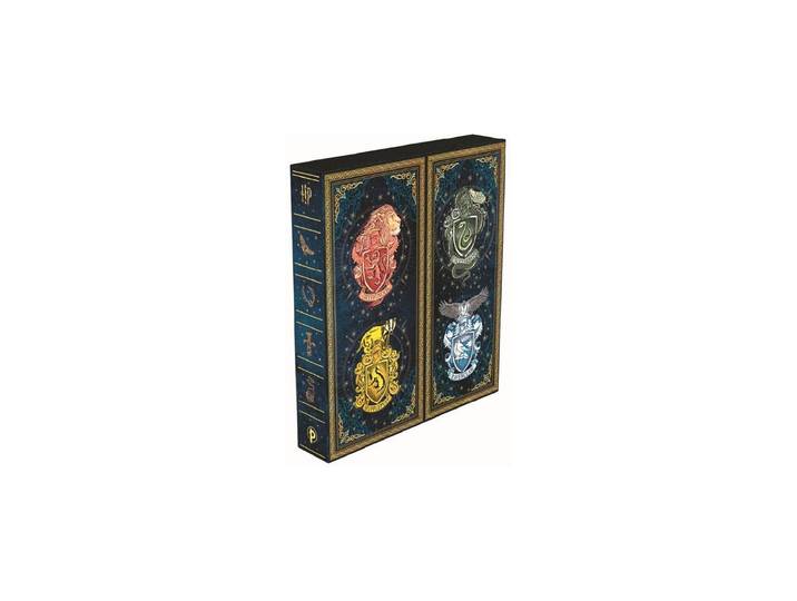 Notizheft Paperblanks Geschenkset Harry Potter- Slytherin , bunt (gelb), Notizbücher, Notizheft