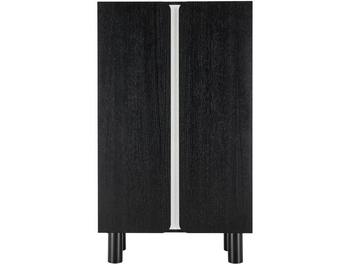 Highboard Roula schwarz Eiche B 80 H 137 cm - Highboard