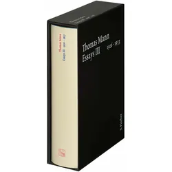 Essays III 1926–1933, Belletristik von Thomas Mann