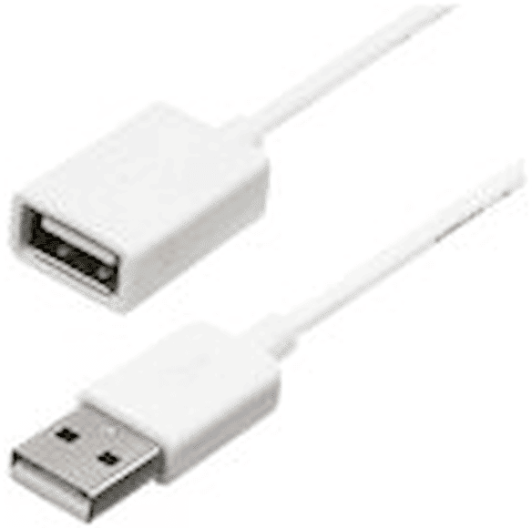 StarTech.com 1m White USB 2.0 Extension Cable Cord - A to A