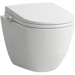 LAUFEN Cleanet Pro Comfort Lite Wand-Dusch-WC, spülrandlos, Tiefspüler, Sitz und Deckel Absenkautomatik, 370x530x460mm, H614890000S002