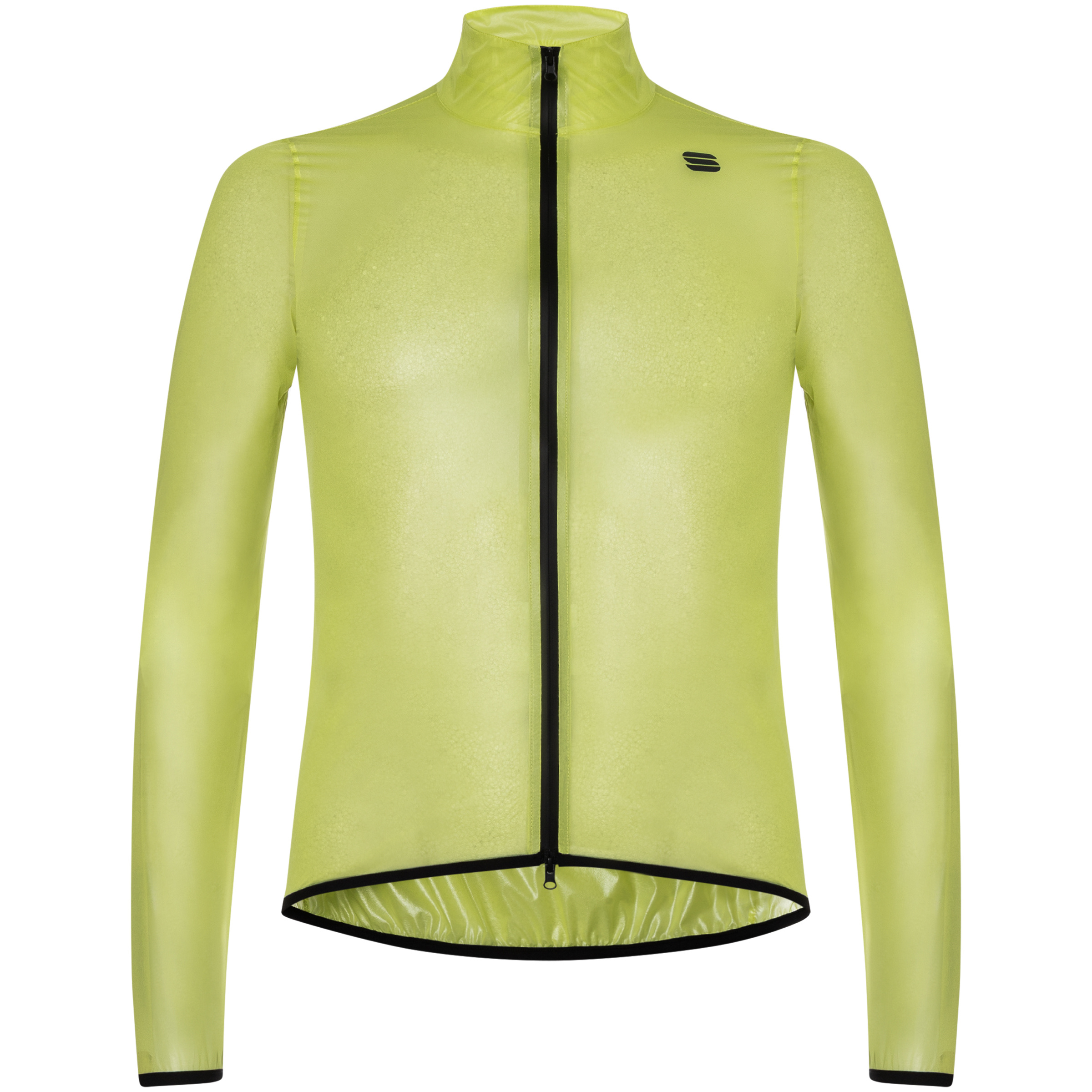 Sportful Aqua Light Herren Regenjacke neon whisper Größe XXL Langlauf Skating | Langlauf Klassik | Laufen Klein verpackbar Wasserabweisend