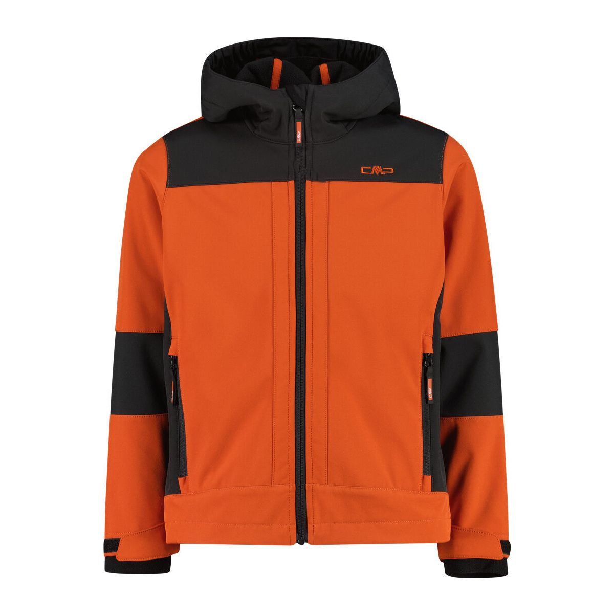 CMP KID Jacket Fixed HOOD. brick-nero (03CZ) 92 3A00094-03CZ-92
