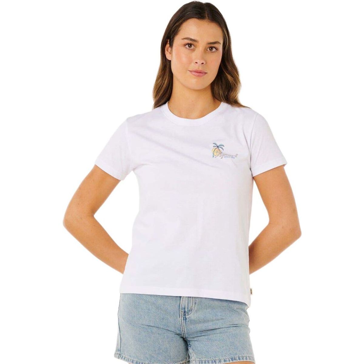 RipCurl Tide Line Standard Tee optical white (3262) S 0MPWTE-3262-S