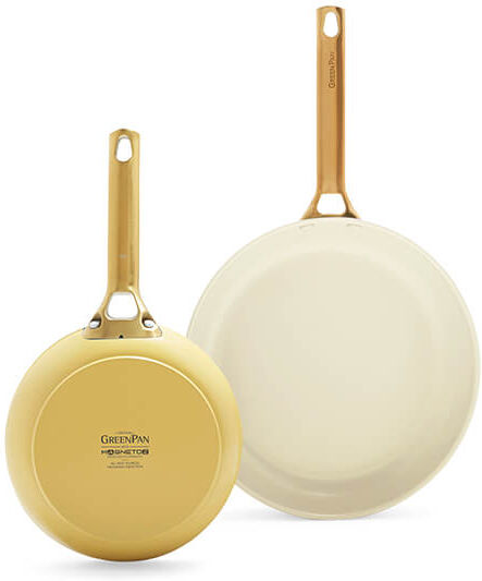 GreenPan Padova Reserve 2 Piece Frypan Set Sunshine Yellow