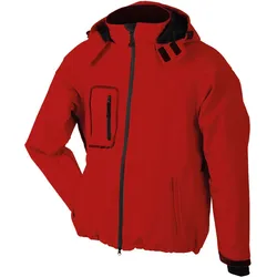 James & Nicholson Winter Softshell Jacke, red, 3XL