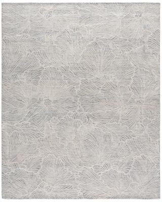 SAFAVIEH Handmade Ebony Tram Modern Wool Rug