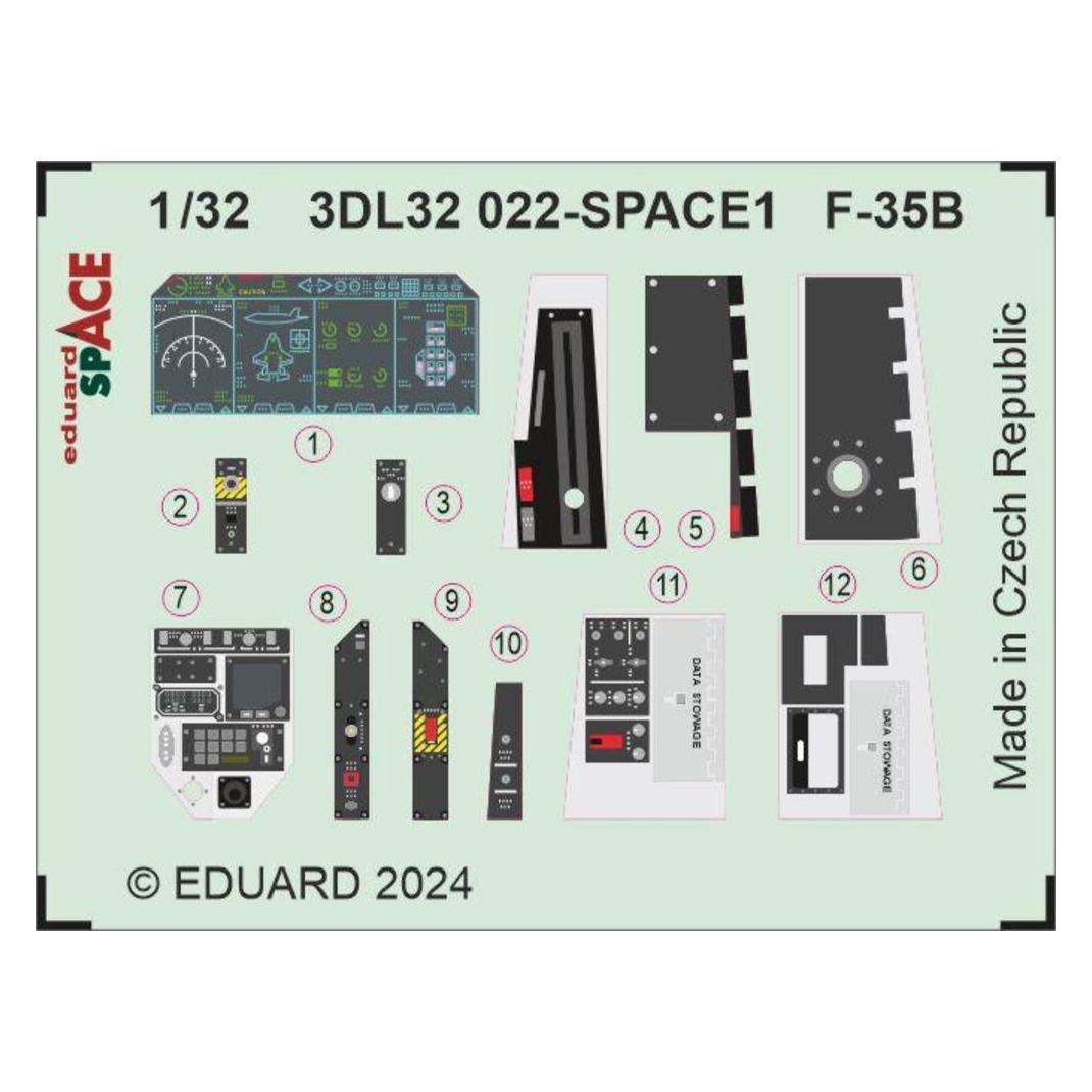 Eduard F-35B SPACE 1/32 (3DL32022)
