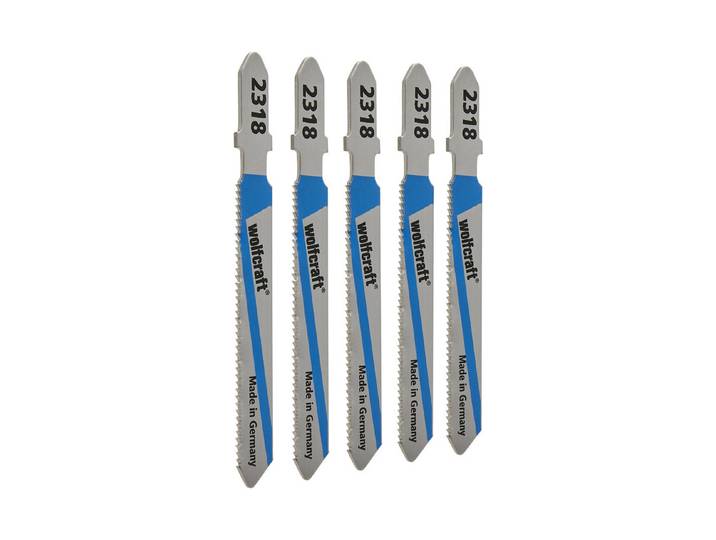 Wolfcraft Stichsägeblätter HSS 5 Stück
