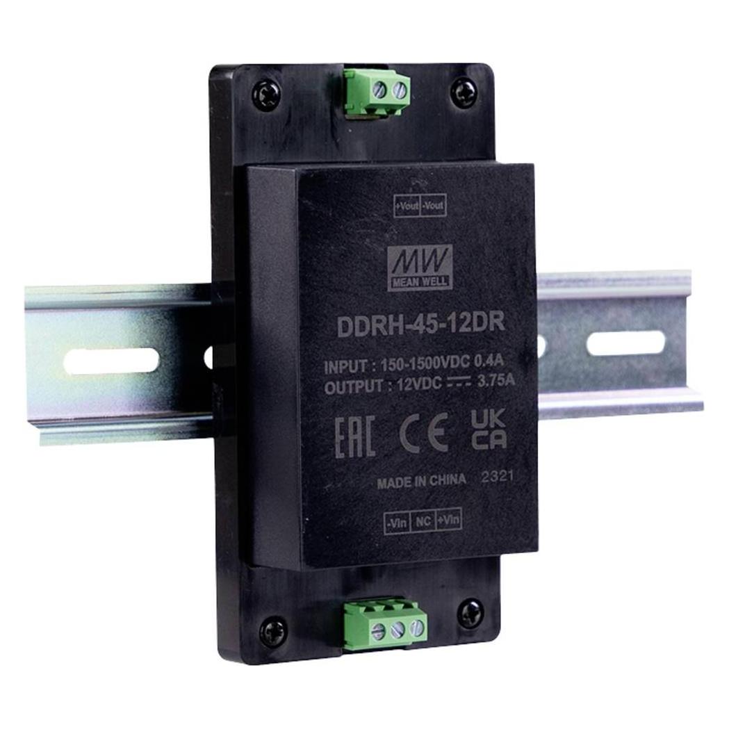 Mean Well Hutschienen-DC/DC-Wandler (DIN-Rail) (DDRH-45-12DR)