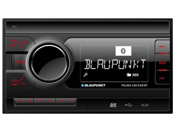 Blaupunkt Blaupunkt Palma 200 DAB BT 2-DIN Autoradio DAB+/Bluetooth/USB/AUX Autoradio