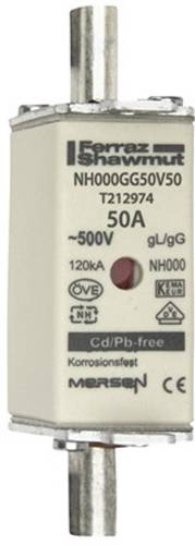 Mersen 1B651.000000 NH-Sicherung Sicherungsgröße = 000 50A 500V