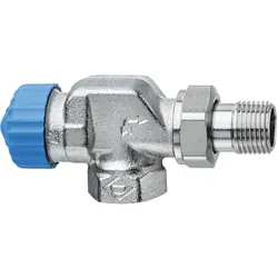 Thermostat-Ventilunterteil mit geringem Widerstand, Axialform, DN15